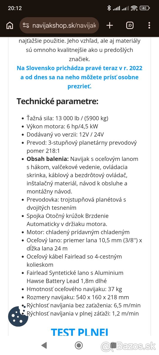Elektrický navijak - 5