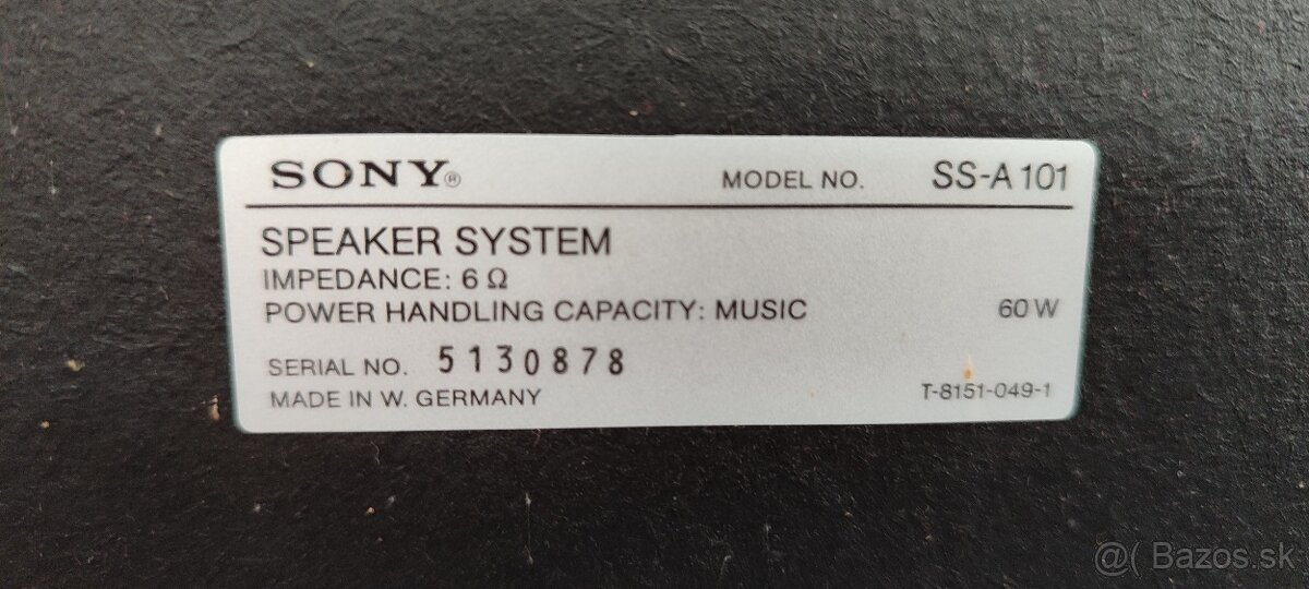 Reproduktory SONY - 5