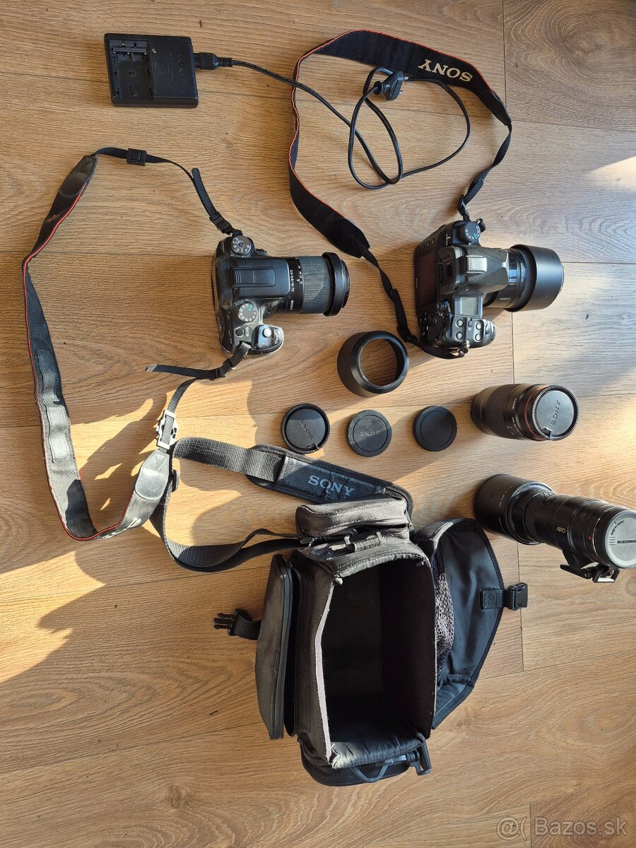Profesionálny Full-frame set Sony Alpha A900 + A100 + 4 obje - 5