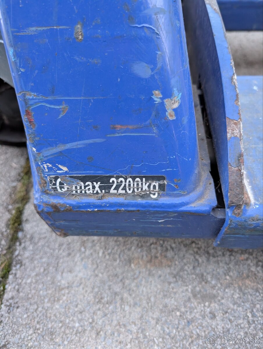 Paletový vozík z váhou - 5