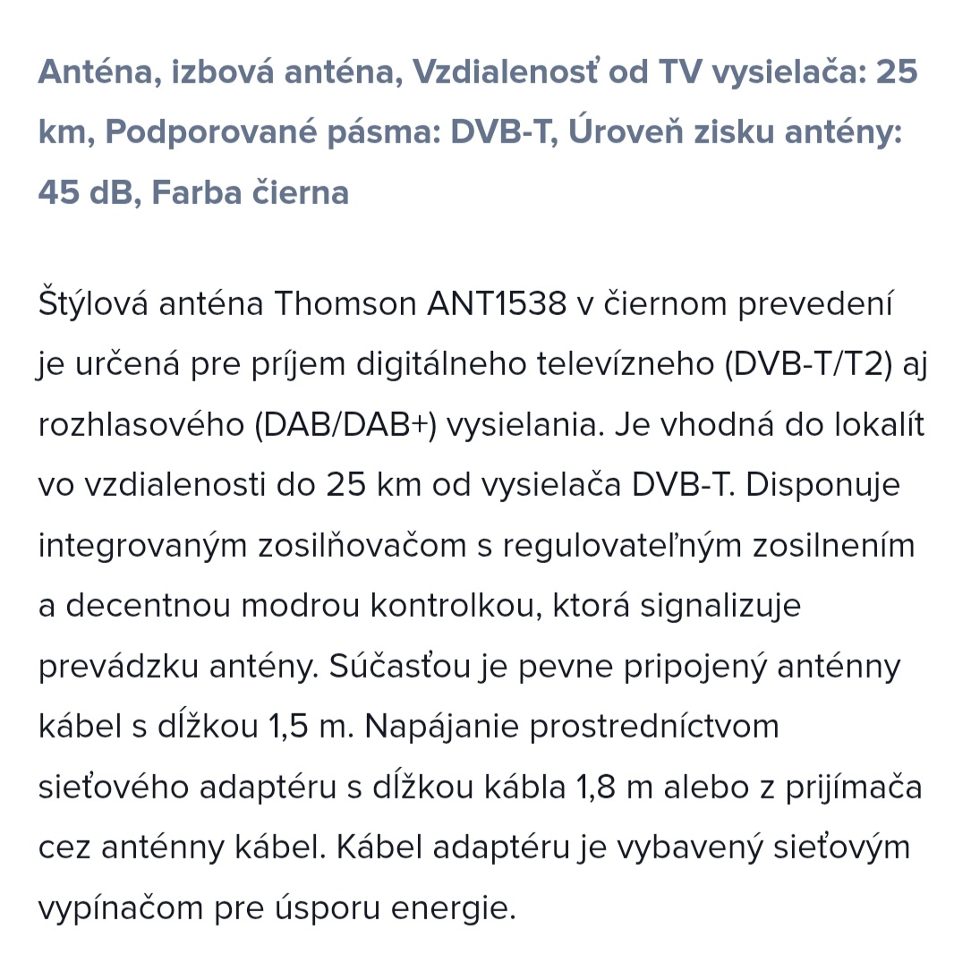 Izbová dvb-t anténa - 5