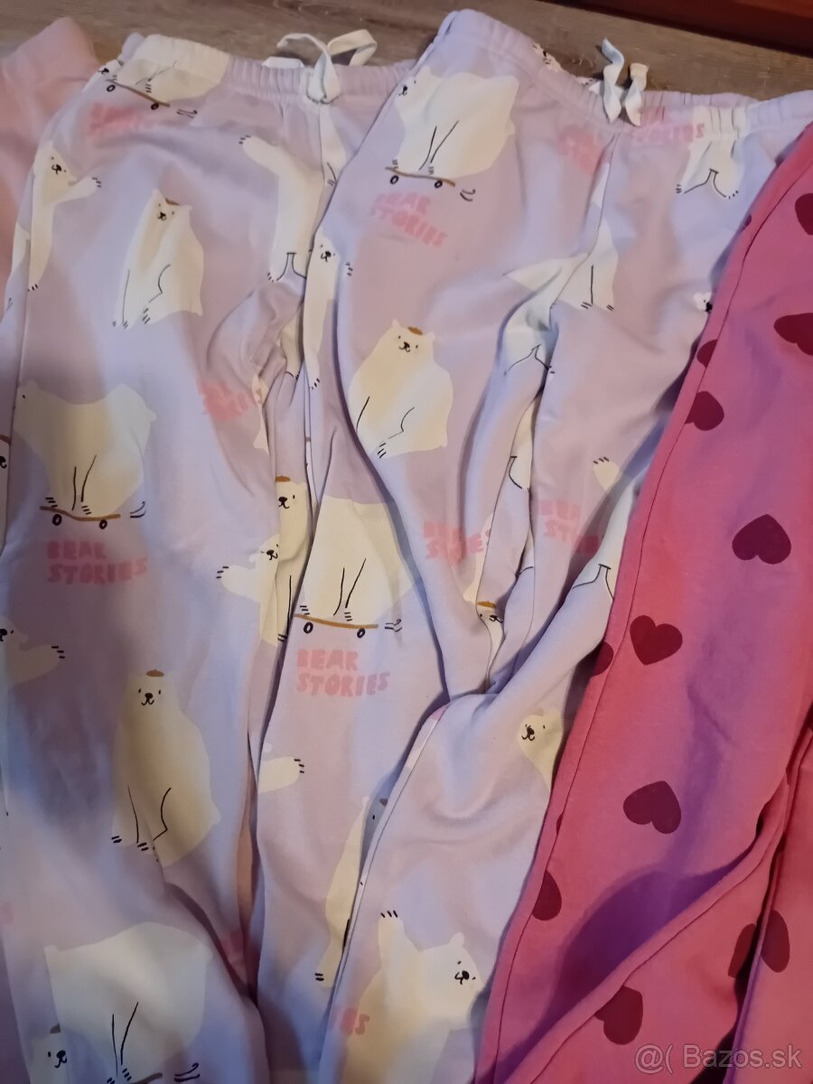 Zateplené tepláky HandM - veľ. 134 - 5