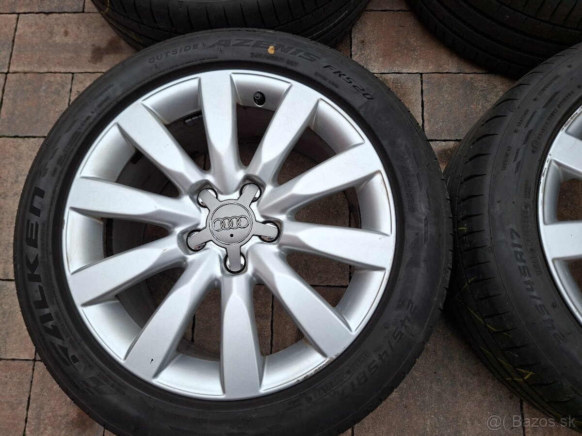 Predám org.hlinikové disky-Audi--R17 - 5