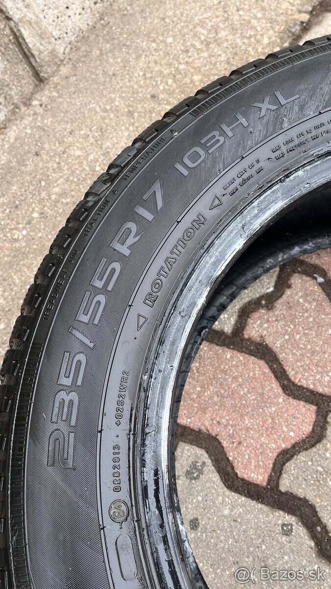 235/55 r17 zimné 2x - 5