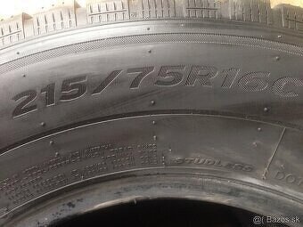 Predám r16 215/75 4mm - 5