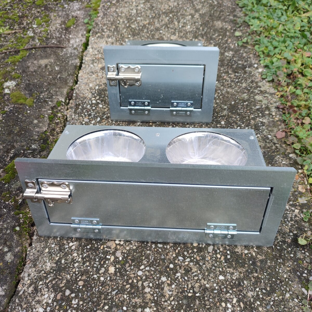 Kŕmne pulty výsuvné zinkované - 5