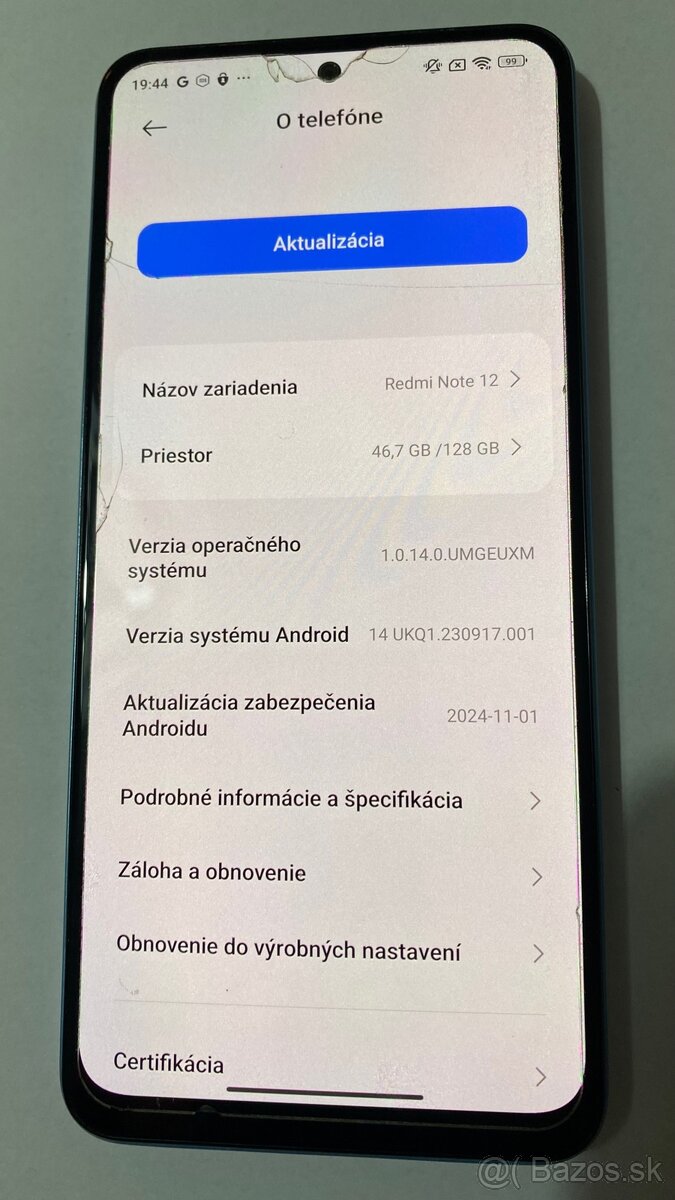 Mobil Redmi Note 12 /128GB - 5