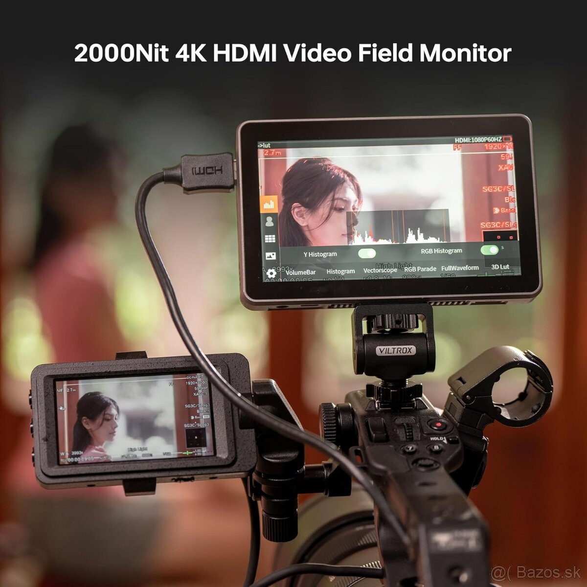 Viltrox DC-X2 – profesionálny externý kamerový monitor (6″, - 5