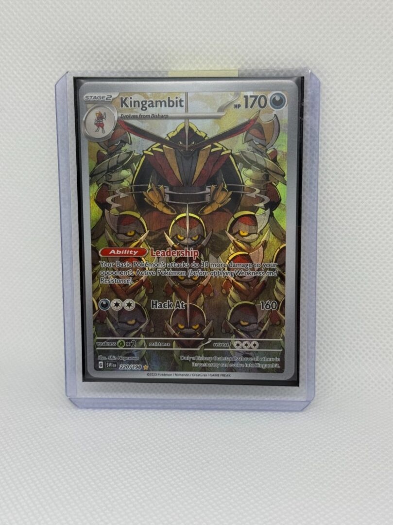 Pokémon karta Kingambit 220/198 – EX – ORIGINÁL - 5