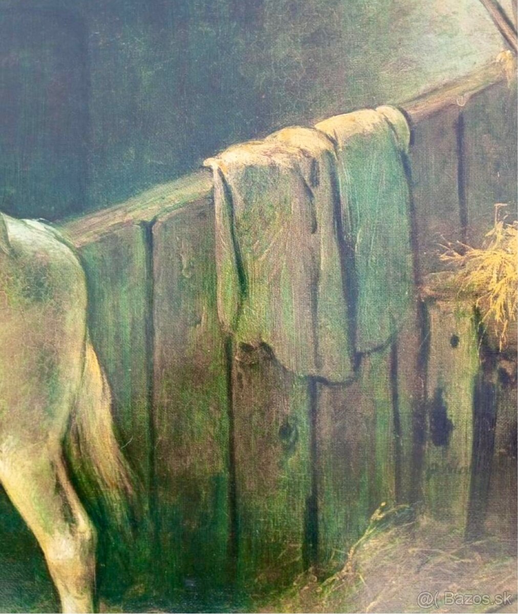 George Morland - Scéna v stajni - Albert & Victoria Museum - 5