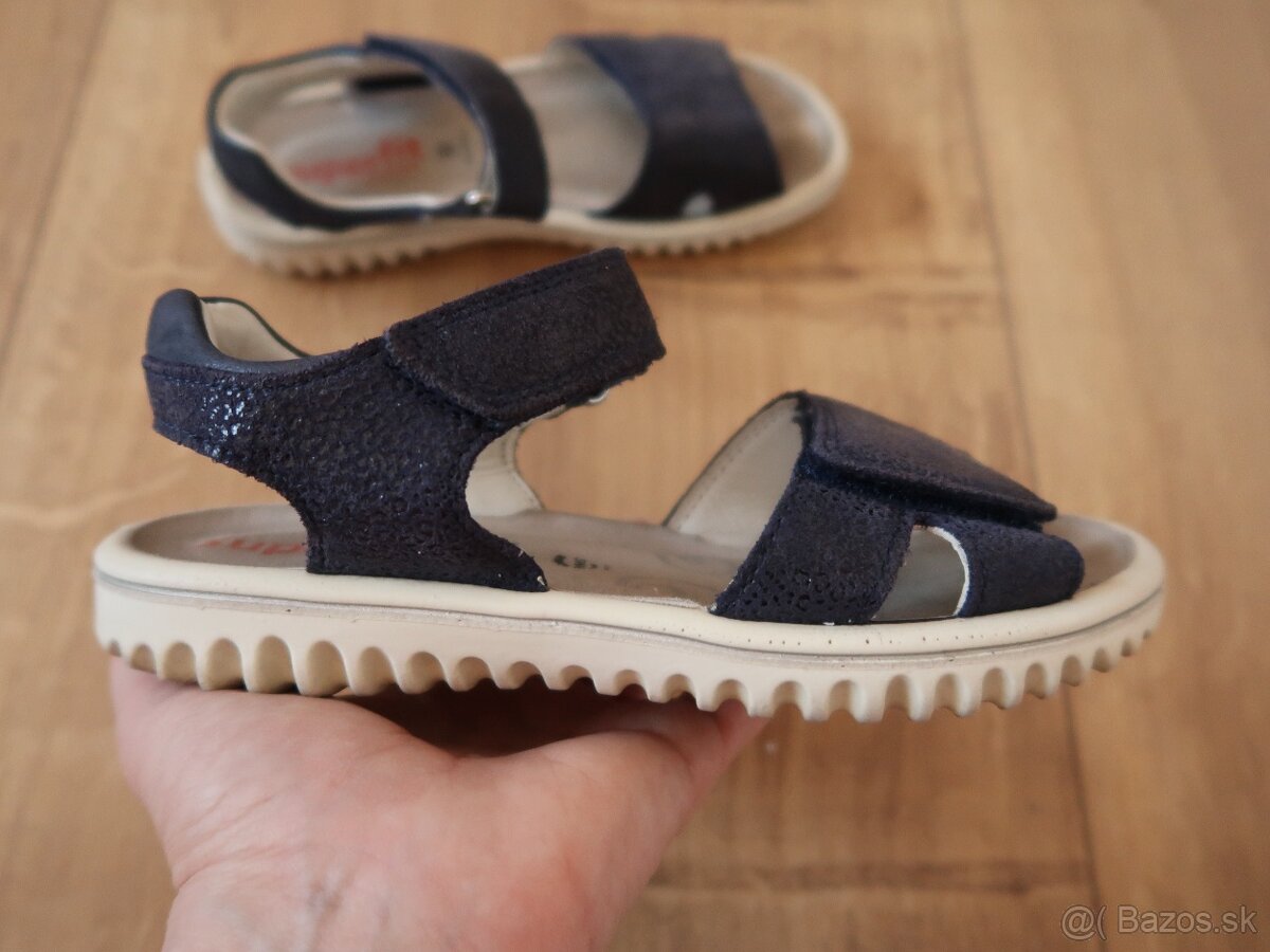 Sandálky SUPERFIT SPARKLE 31 (20 cm) modré - 5