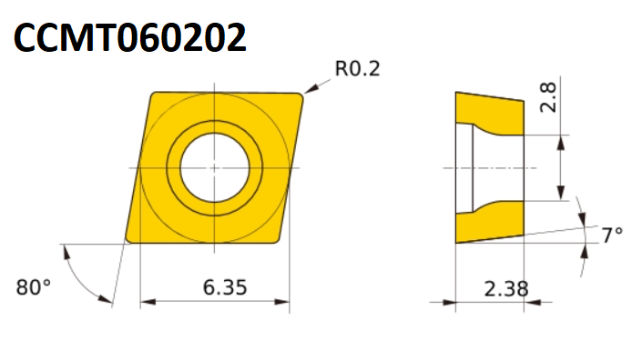 Sada malých sústružníckych nožov do otvorov - 5