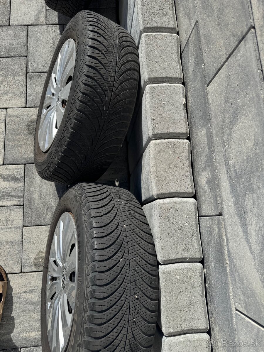 VW 195/65/15 Originálna Zimná sada kolies, Golf - 5