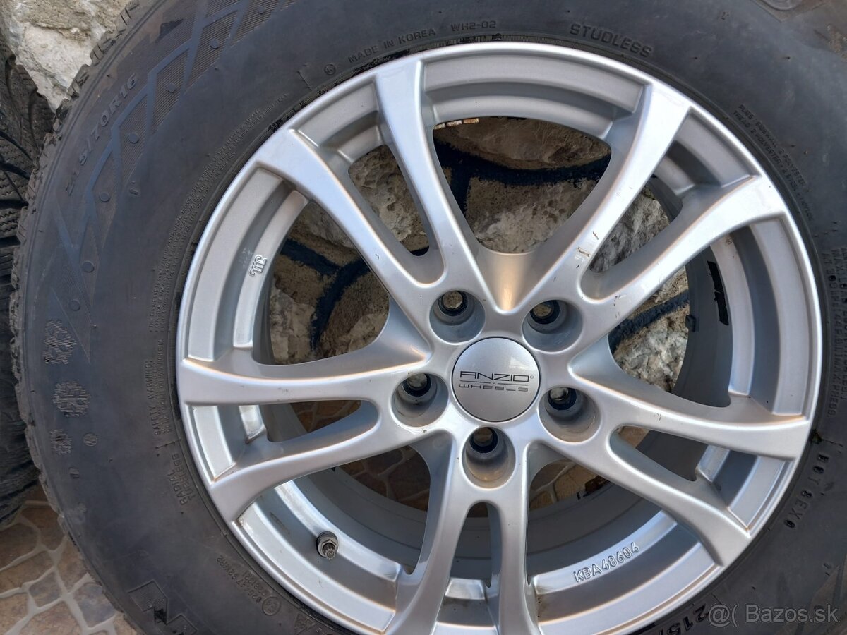 Mitsubishi ASX hliníkové disky plus pneu zimne - 5