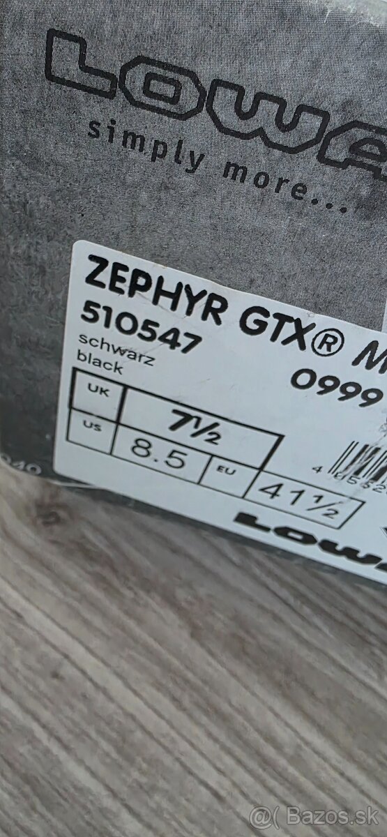 Lowa zephyr gtx mid 41,5 - 5