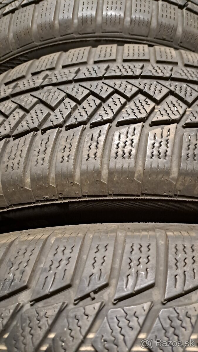 Predám 4ks jazdené zimné 205/60r16-92H Continental - 5