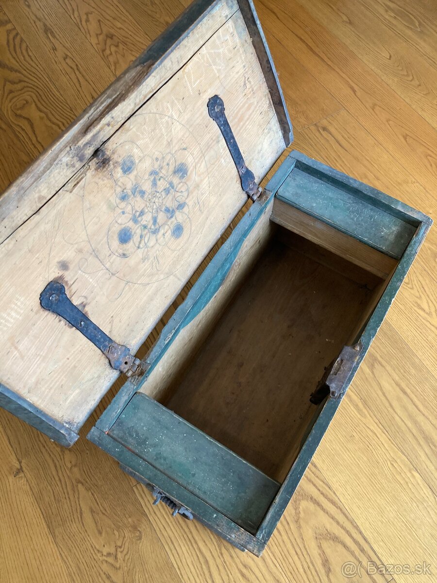 Cestovná truhlica z roku 1848 - 5
