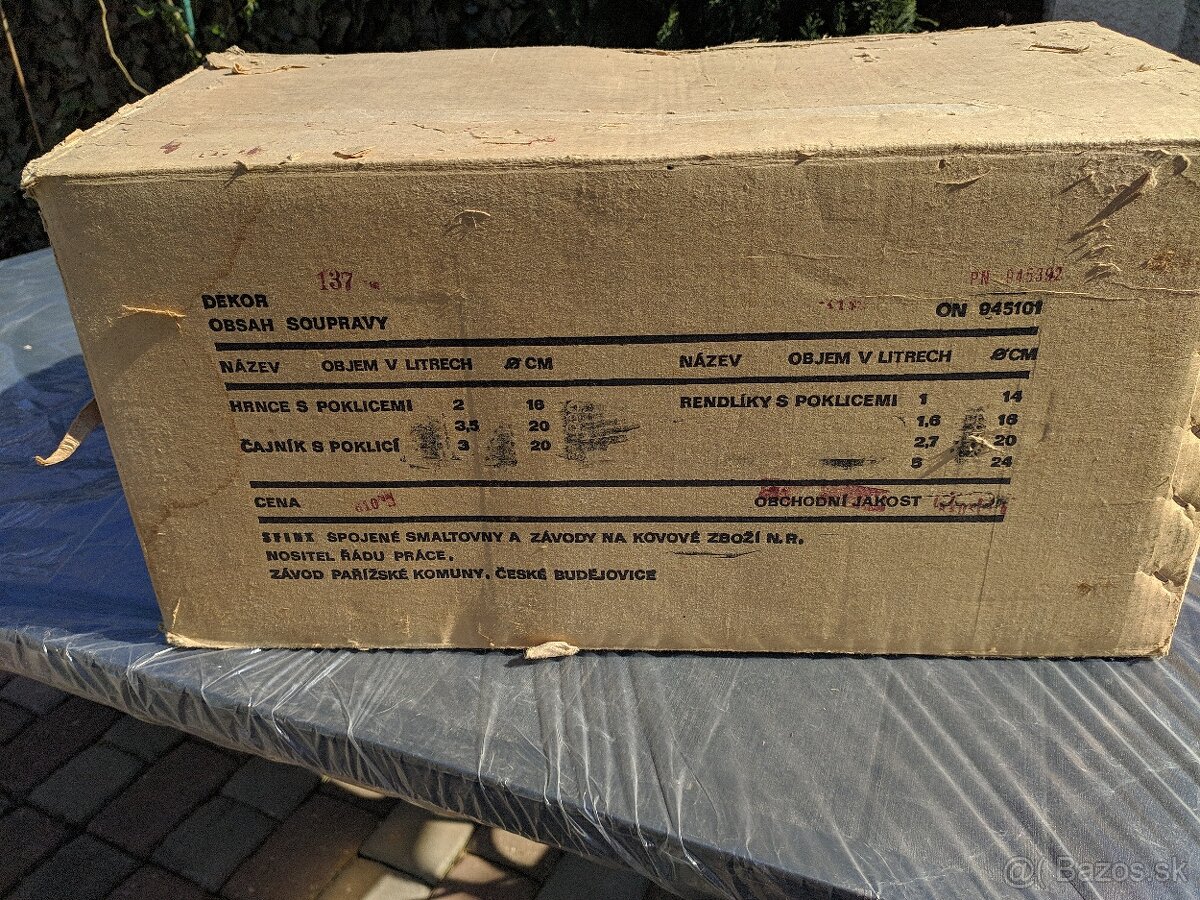 Sada smaltovaných hrncov SFINX. - 5