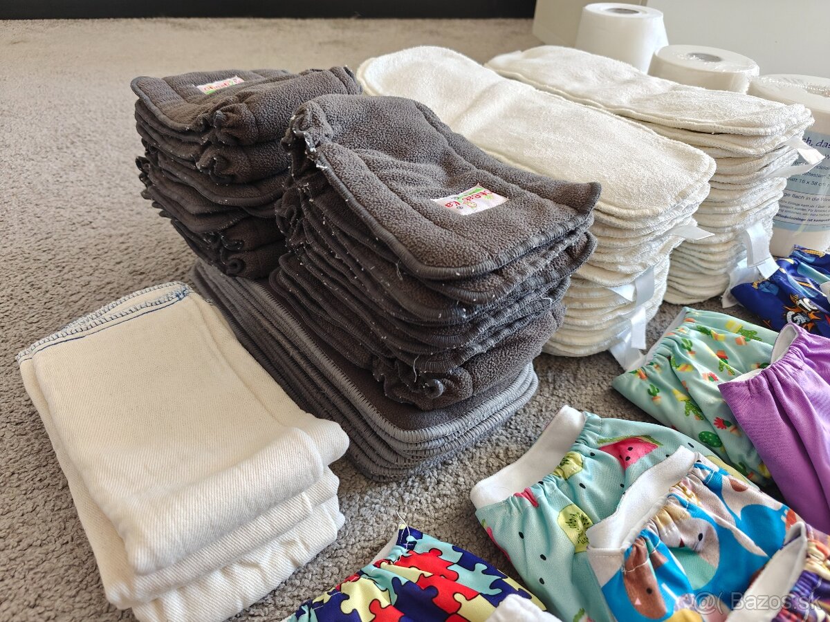 Látkové plienky KOMPLETNÁ SADA - 5