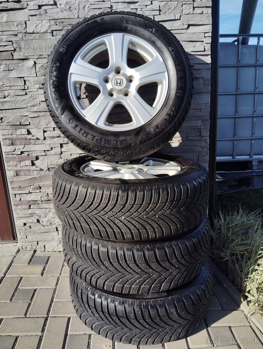 Zimná sada 5x114,3 + pneumatiky 215/65R16 - 5