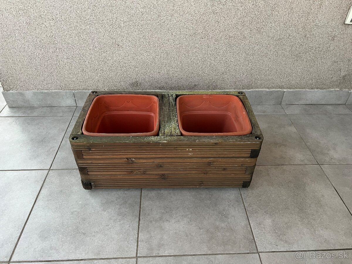 Kvetináče drevené - 5