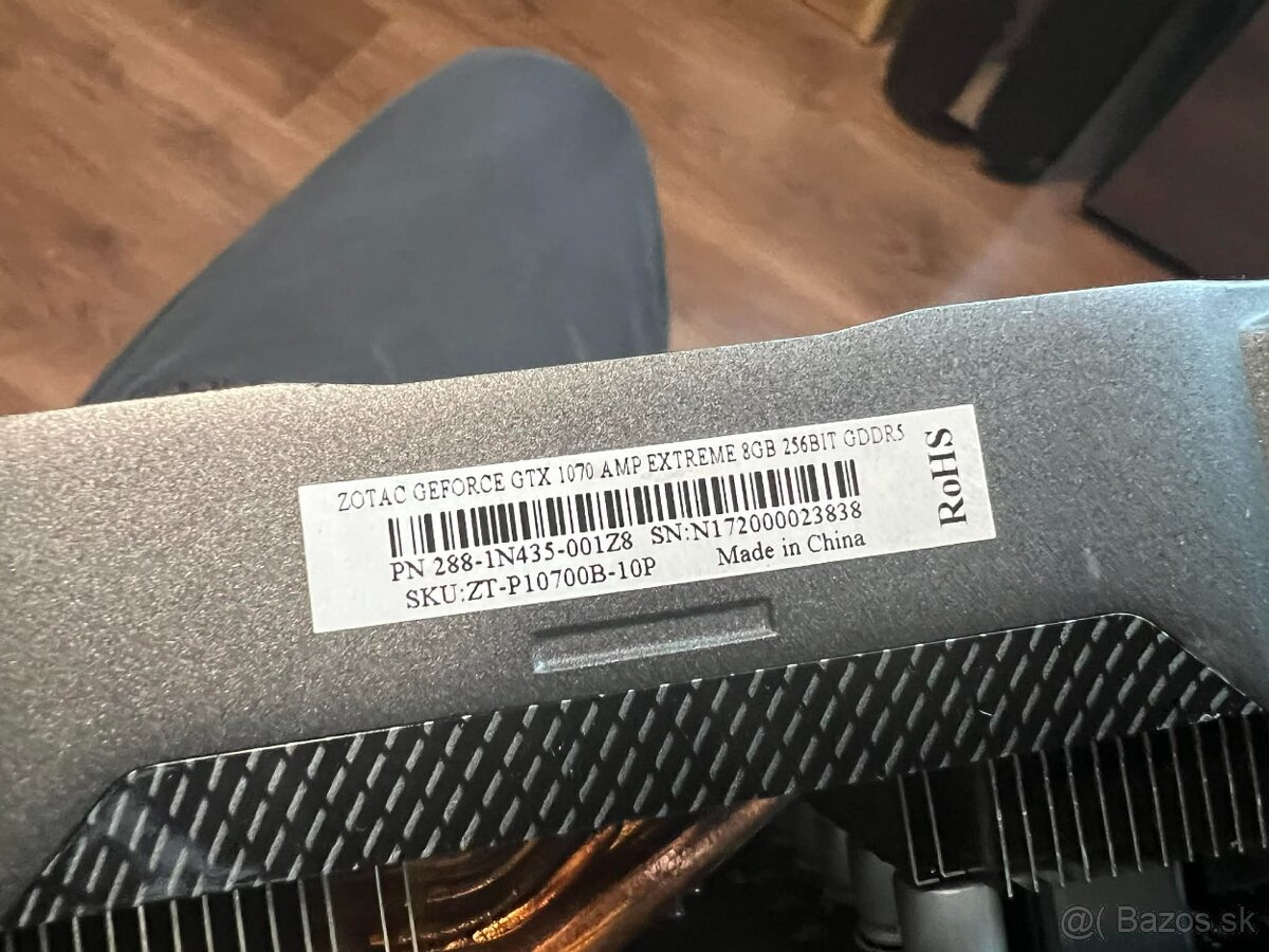 Nvidia Geforce GTX 1070 AMP Extreme Edition 8GB - 5