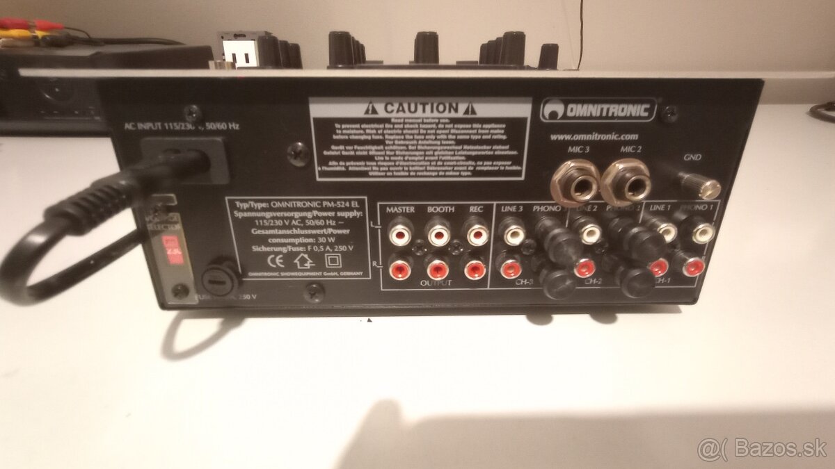 Mixážny pult Omnitronic PM-524 EL - 5