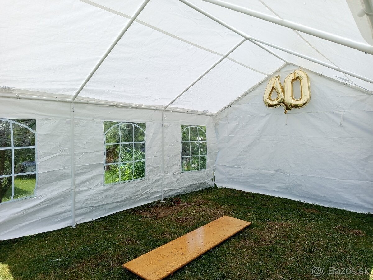 Prenájom párty stanu 6 x 4 - 5