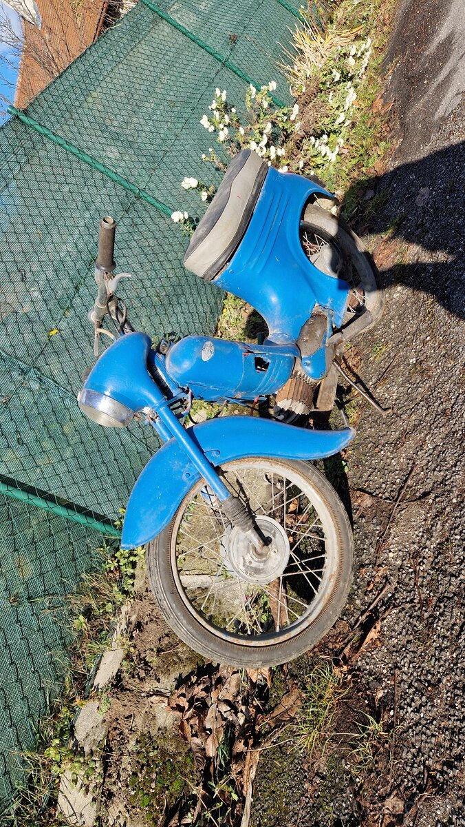 Jawa 555 r.v. 1961, stará ŠPZ - 5