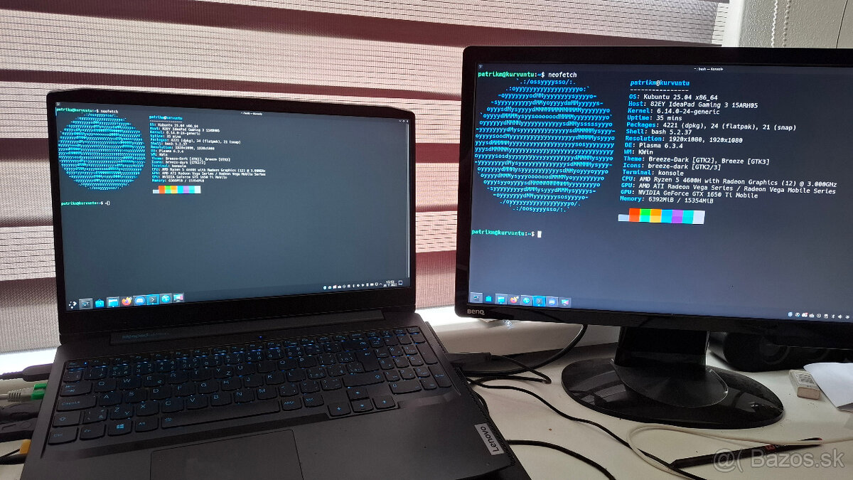 Predám herný notebook lenovo IdeaPad Gaming 3 15ARH05 - 5