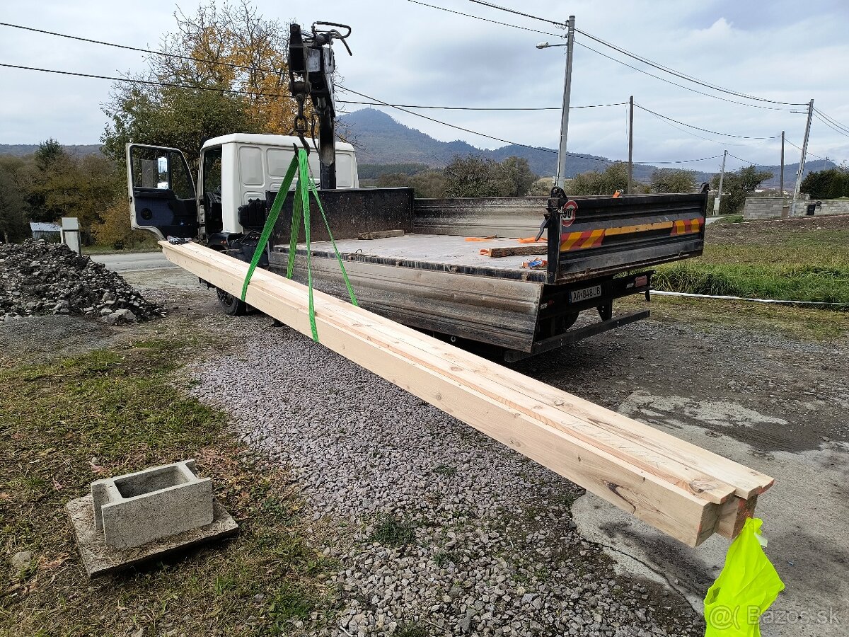 Nákladná doprava vyklápačom s hydraulickou rukou a dodávkou - 5