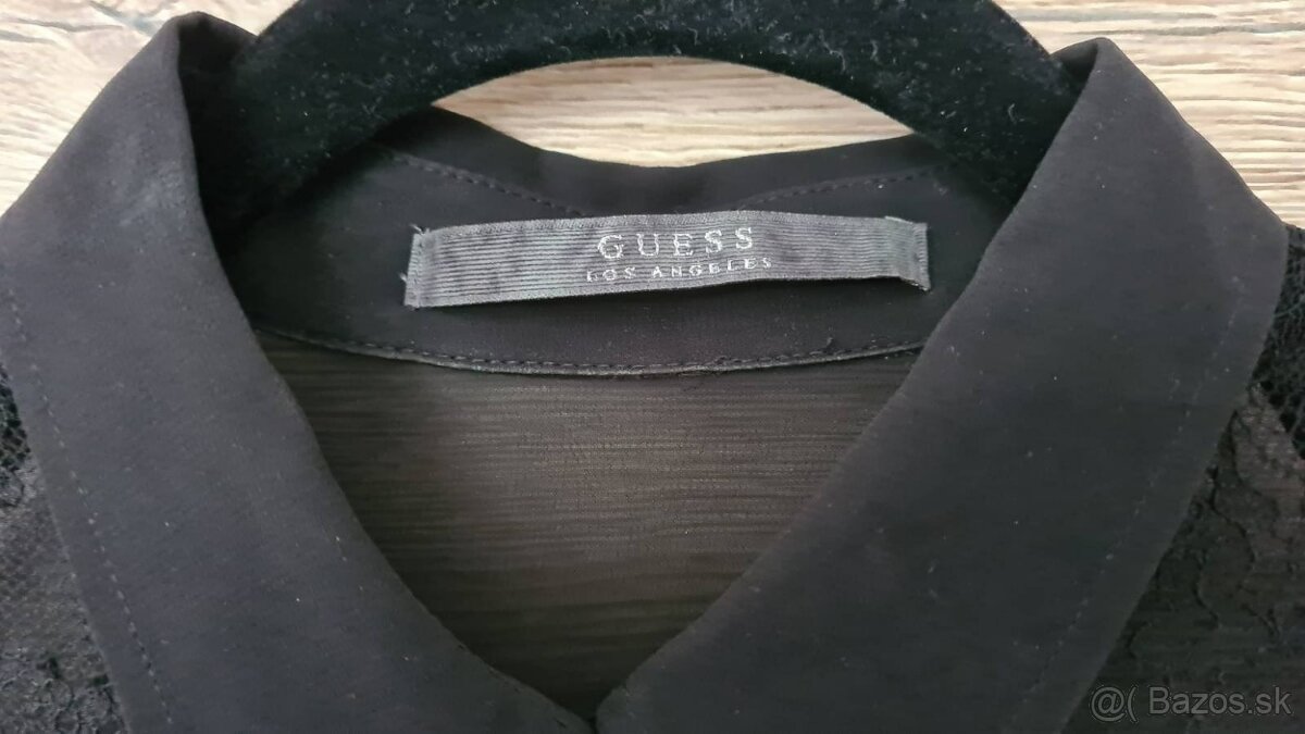 Predám čierne šaty zn. GUESS, velkost S - 5
