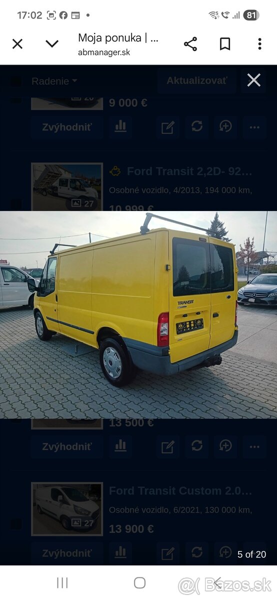 Ford Transit 2,4D 103KW 4X4 - 5