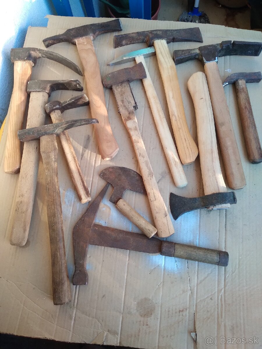 Tesárske sekery a mäsiarsky sekáč - 5