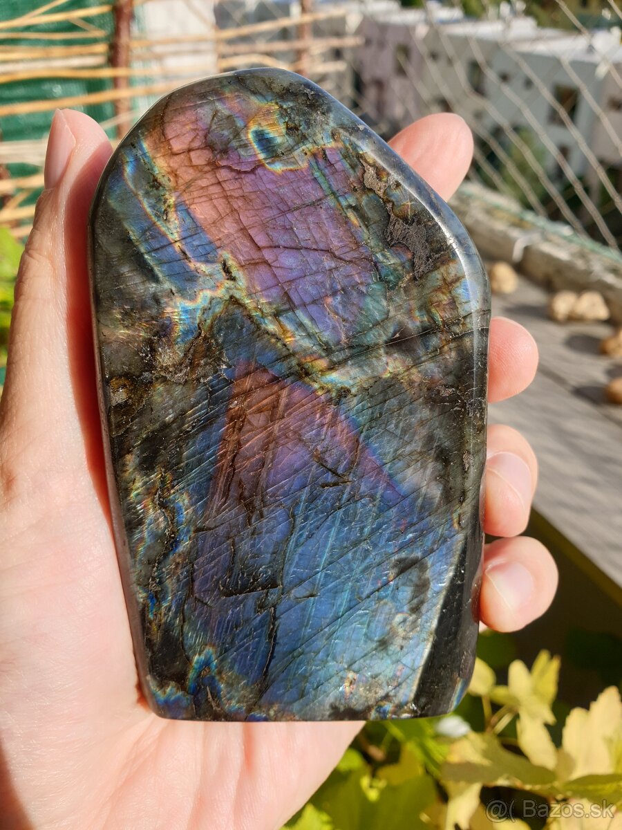 Labradorit - přes 0,5 Kg (multispektrální) - 5