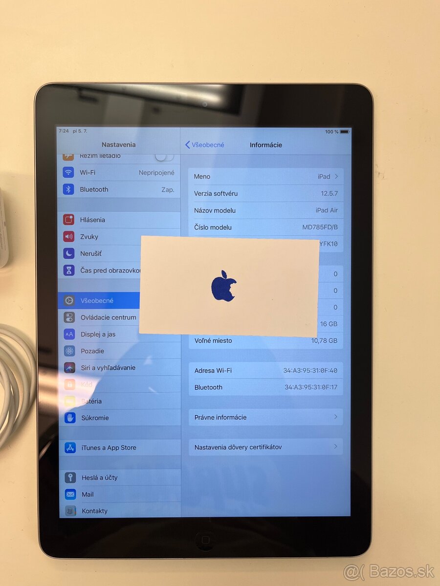 Apple iPad Air 16GB Wifi 1 gen. - 5