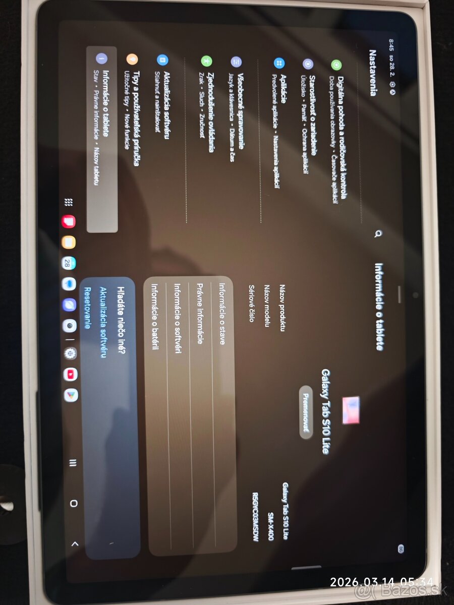 Tablet Samsung Galaxy S10 Lite - 5