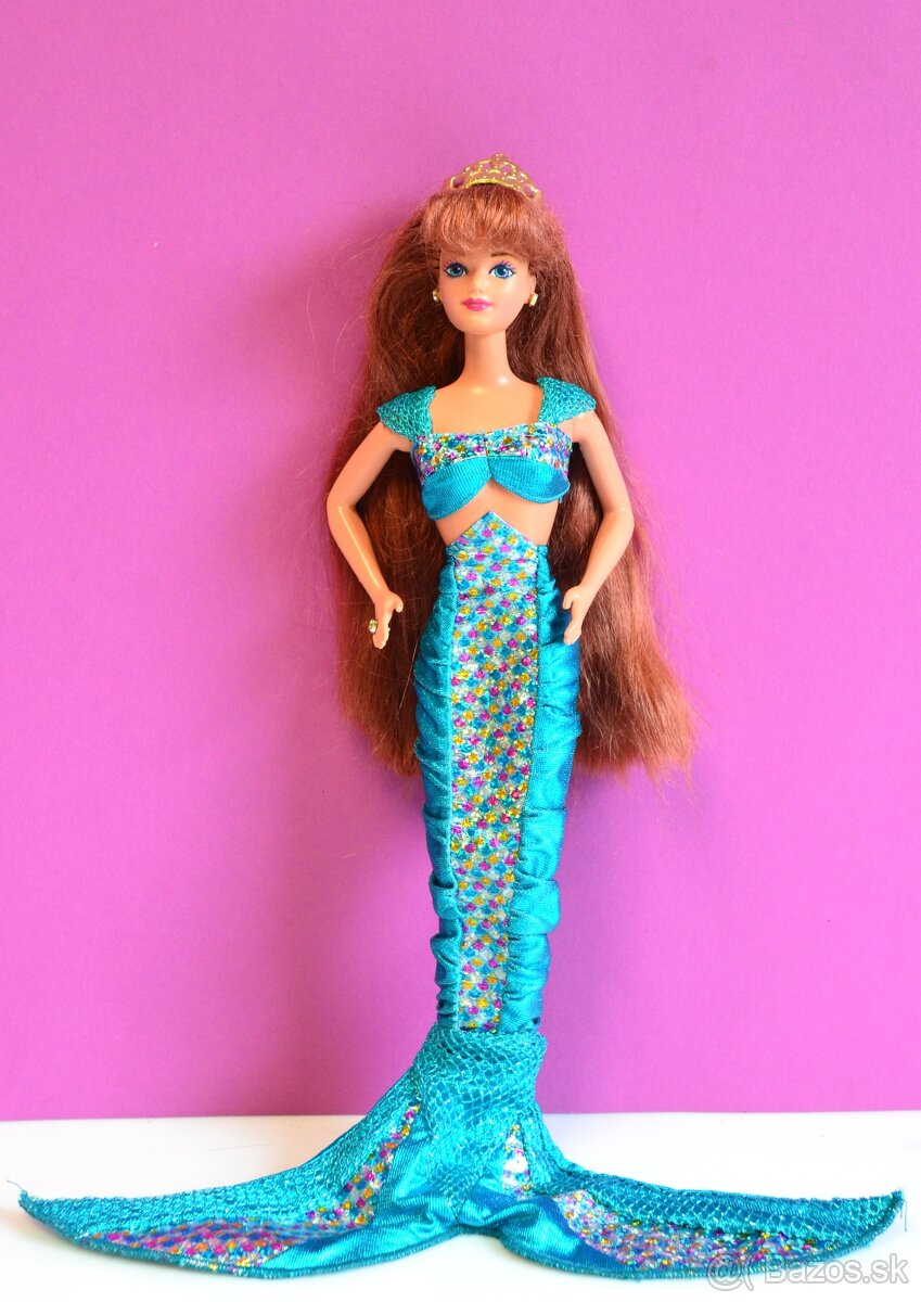 Retro bábiky Barbie a Midge mermaid - 5