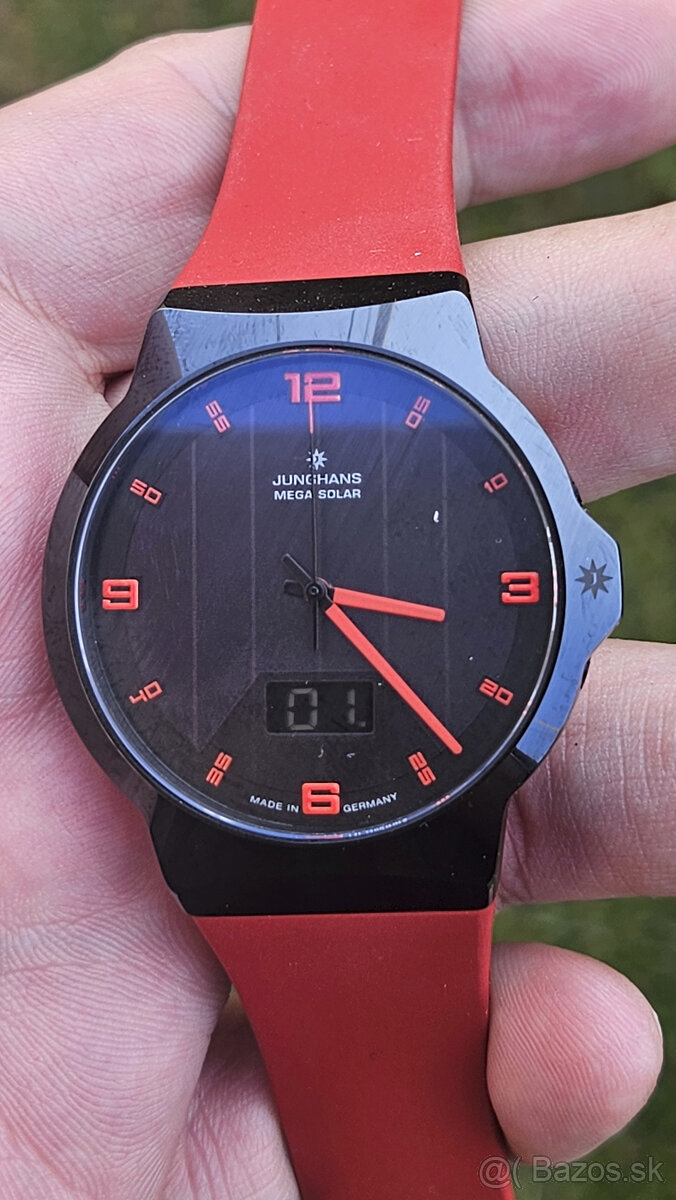 Junghans Force Mega Solar 18/1402.00 Red - 5