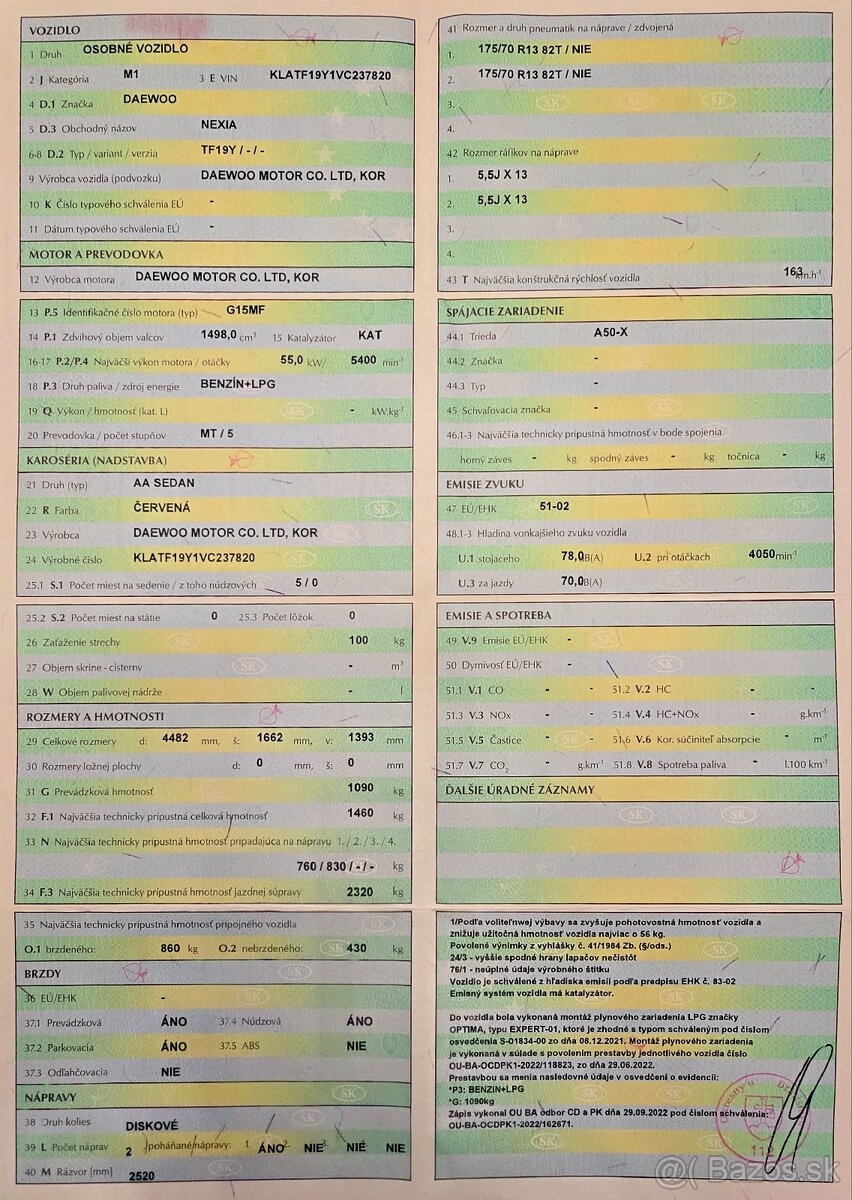 Daewoo Nexia 1998 benzín LPG - 5