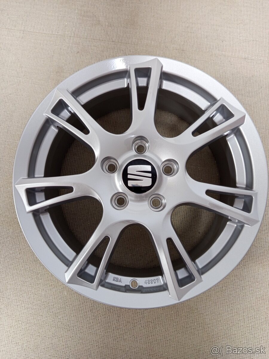 Alu Disky R15 5x112 Et43 6J Seat Škoda Audi Volkswagen - 5