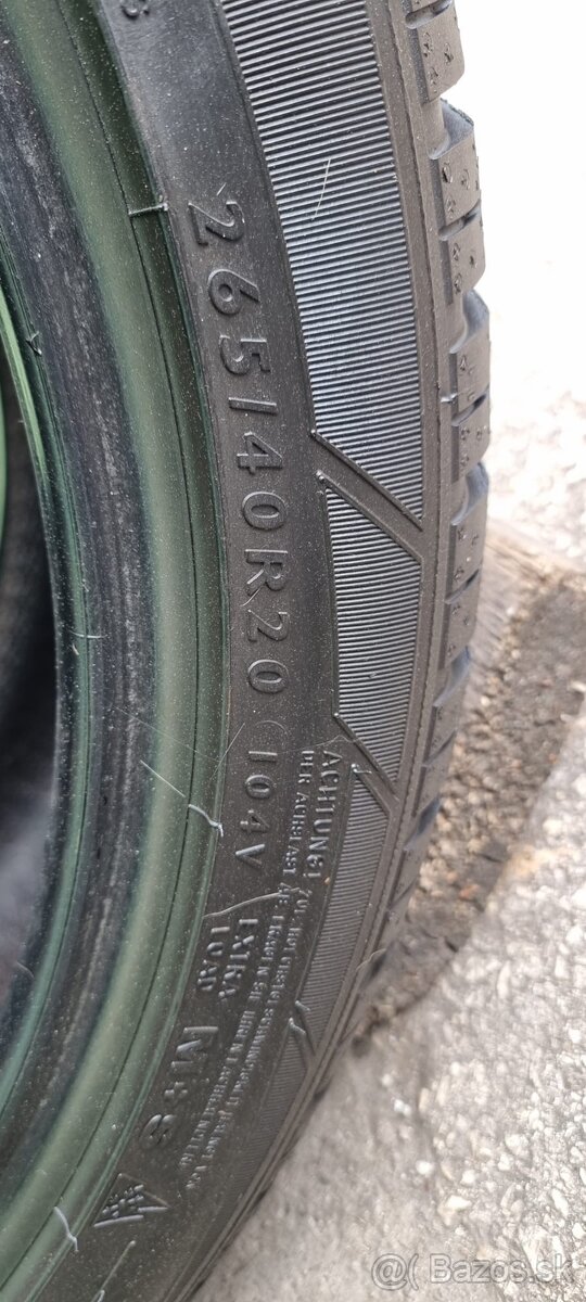 Zimné pneumatiky Dunlop 265/40R20 - 5