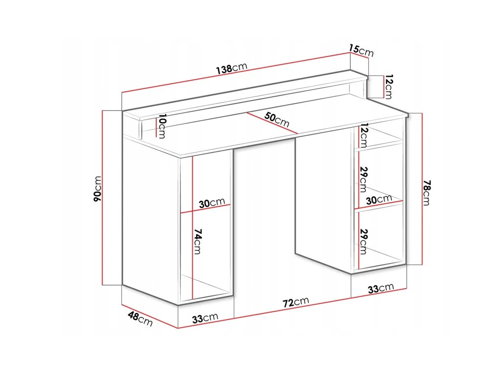 PC stôl GAMER 1 - 5