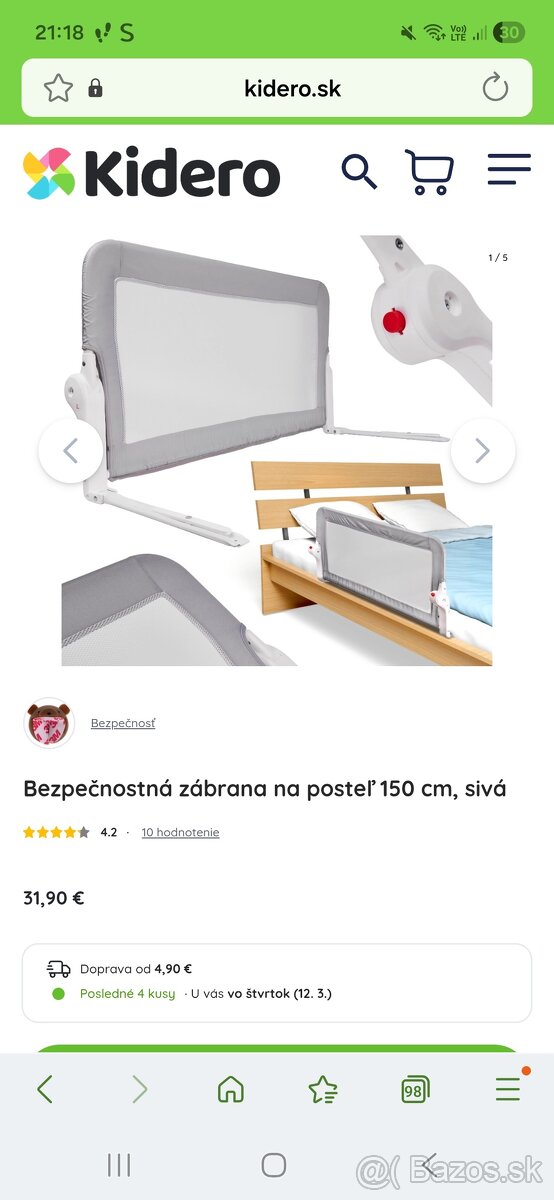 Zábrana na postel - 5