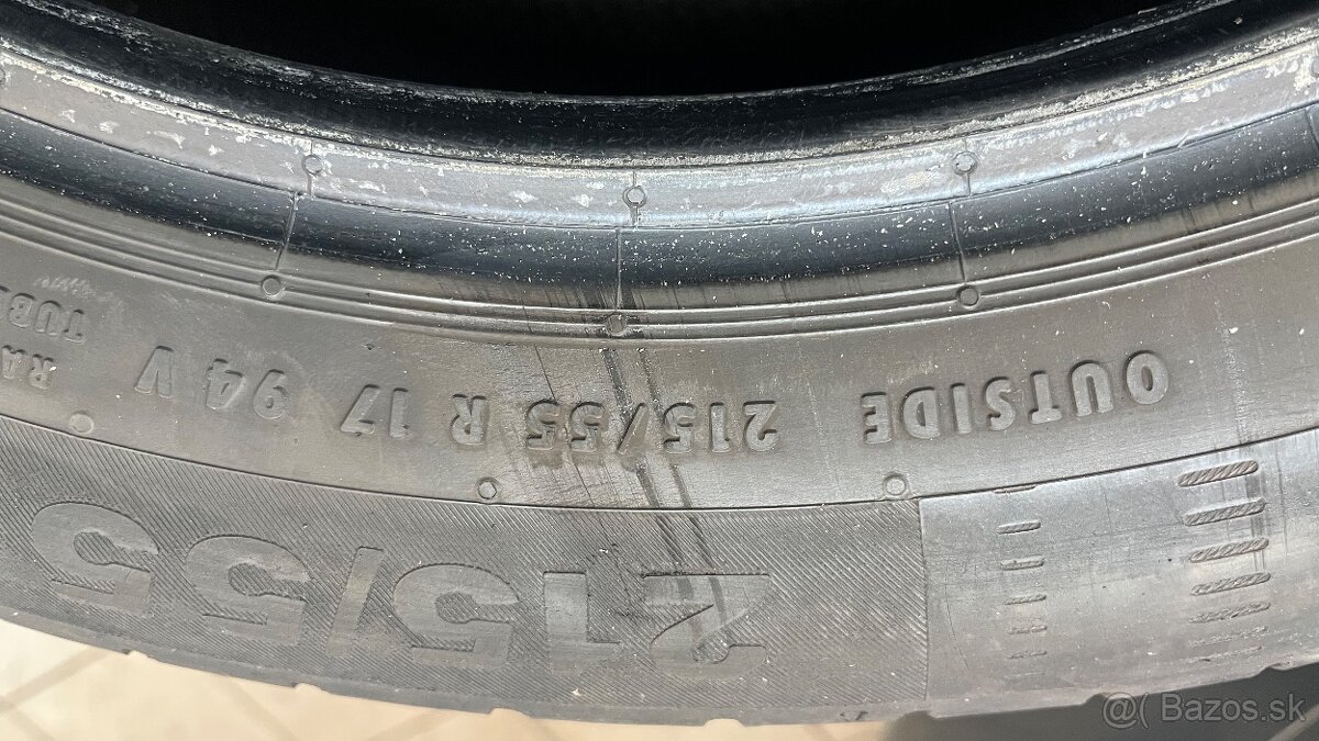 215/55R17 letne. 4ks - 5