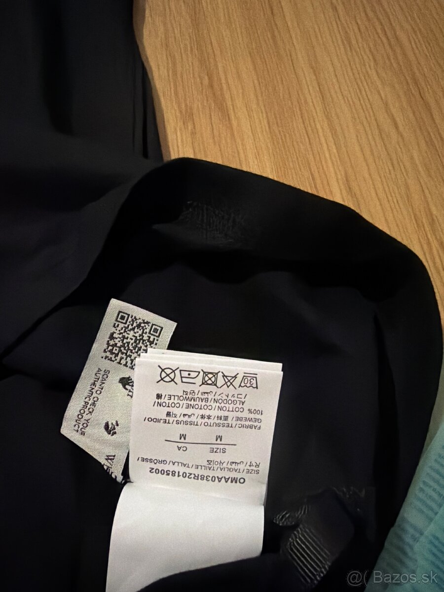 Pánske čierne Off-white tričko vel.M - 5