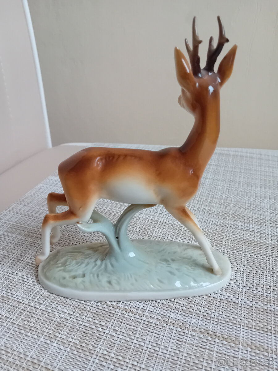 porcelánová soška : Srnec - 5