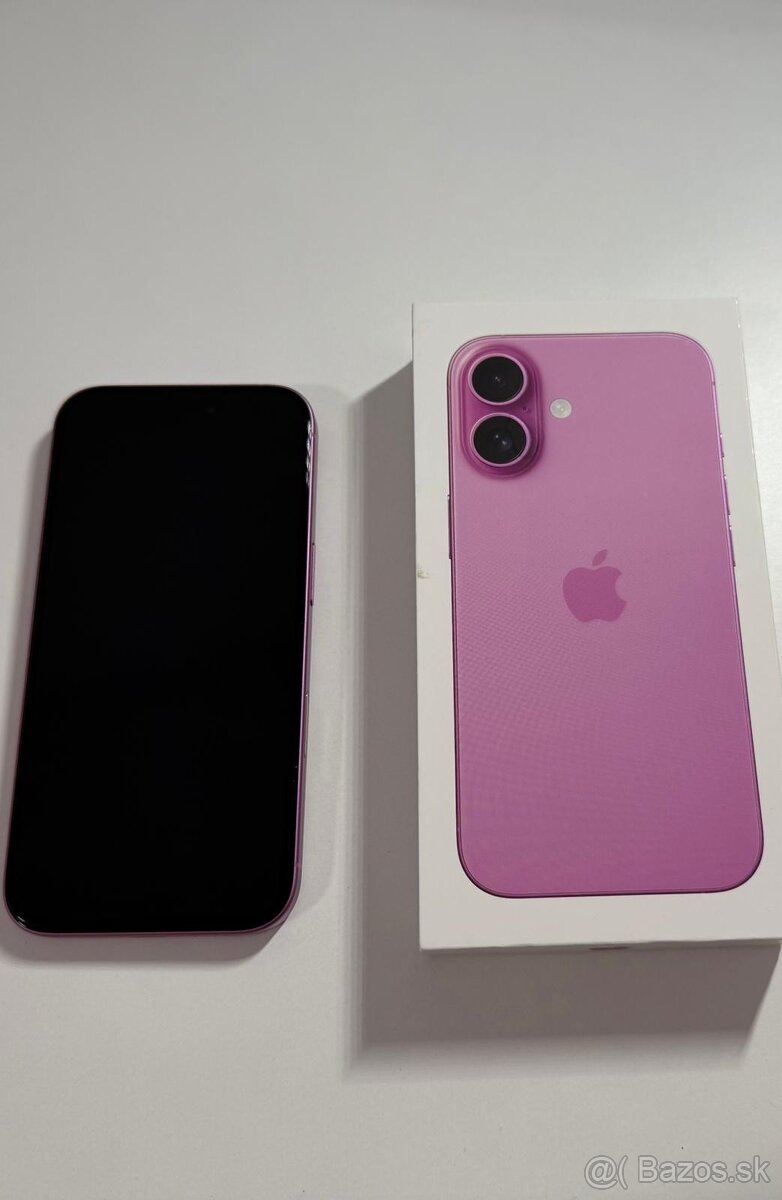 Predám IPhone 16 128GB Ružový - 5