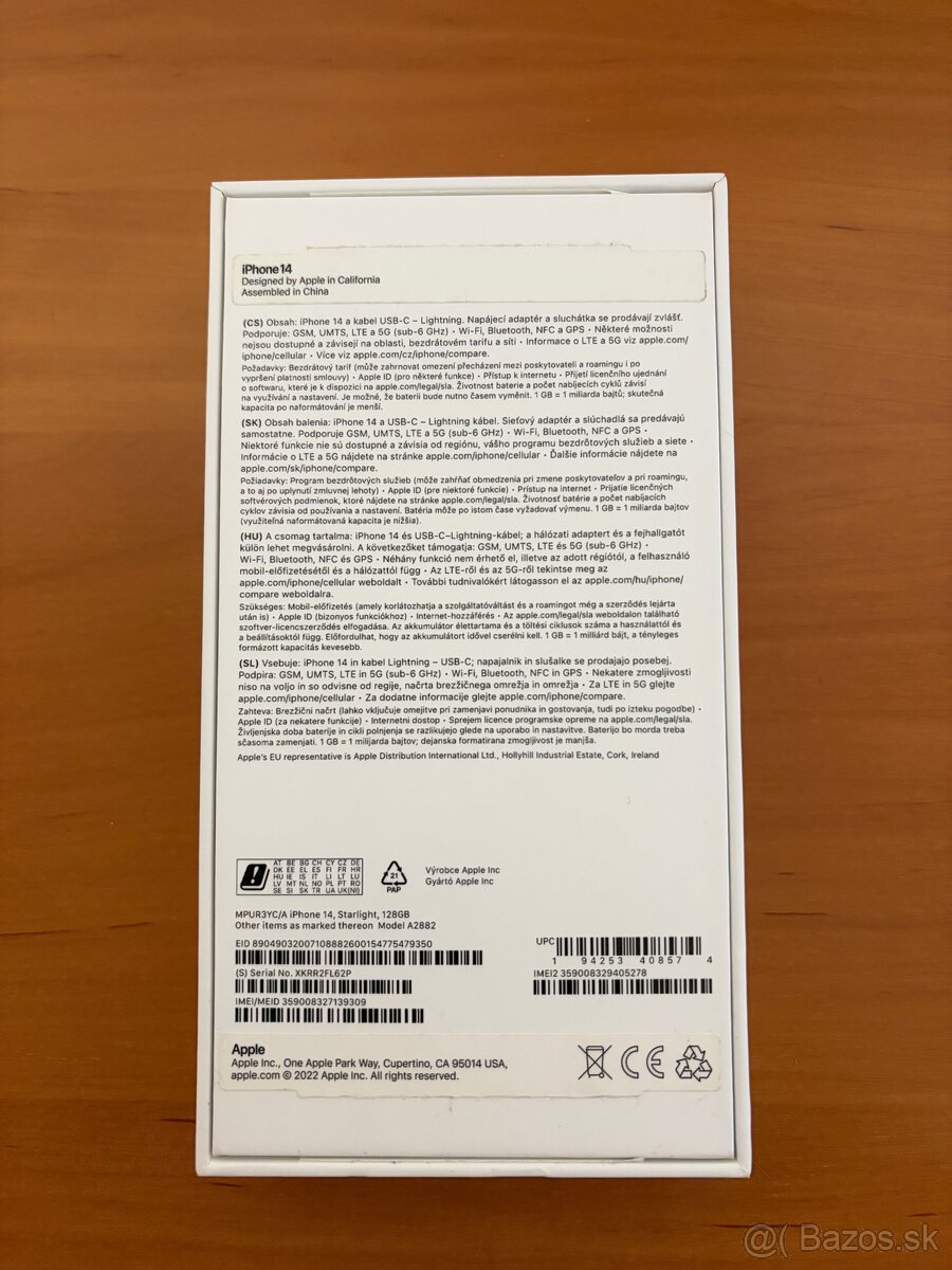 Iphone 14 128gb biely - 5