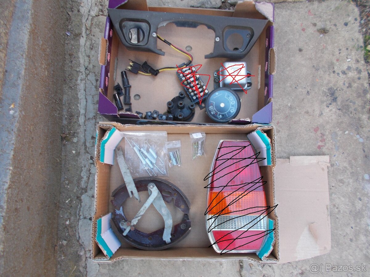 Predam pre skoda 105-120 kliky oken nove smerovky pruzi brzd - 5